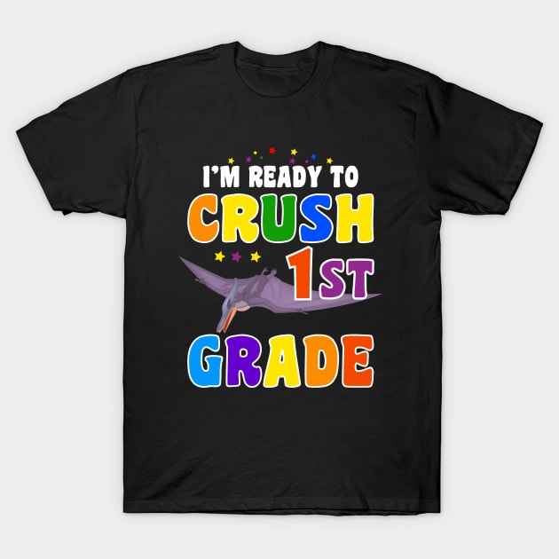 1st Grade Back to School Gift T-Shirt by UranusArts